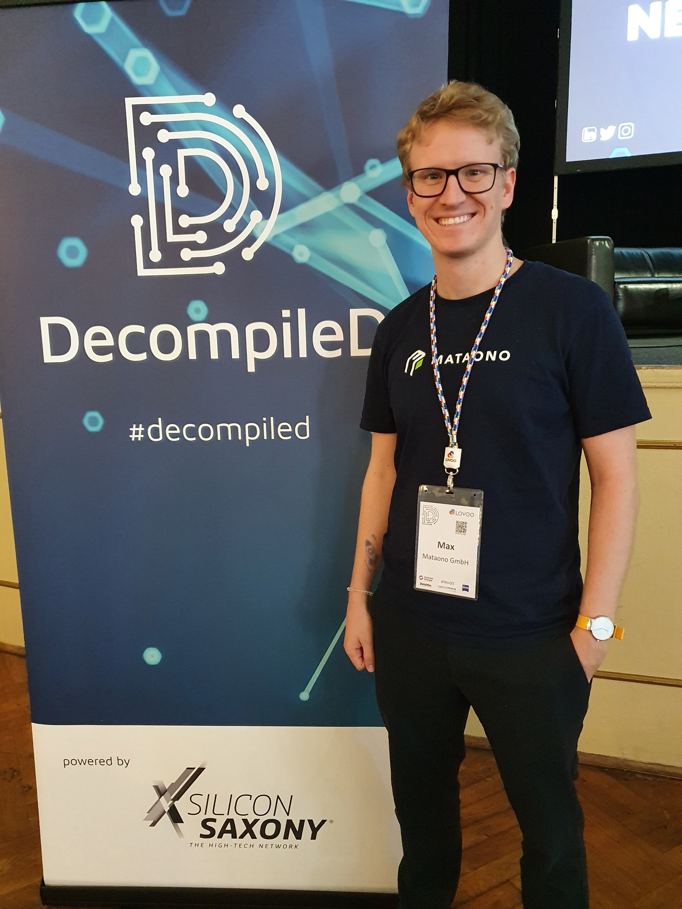 Image of Max and the roll-up of DecompileD 2022